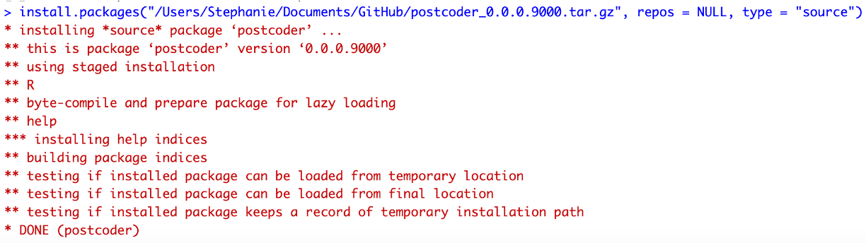 Install